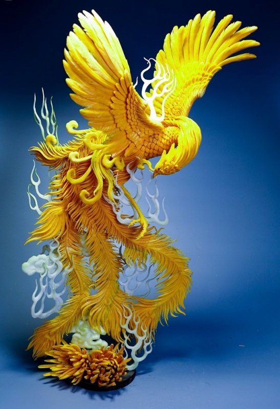 岘港小伙将蔬果化作栩栩如生的艺术作品